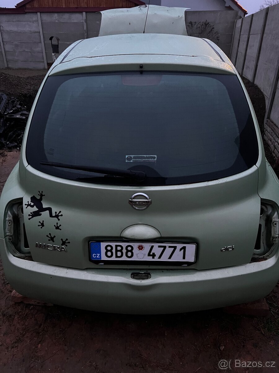 Díly Nissan Micra K12 1,5dci - 2