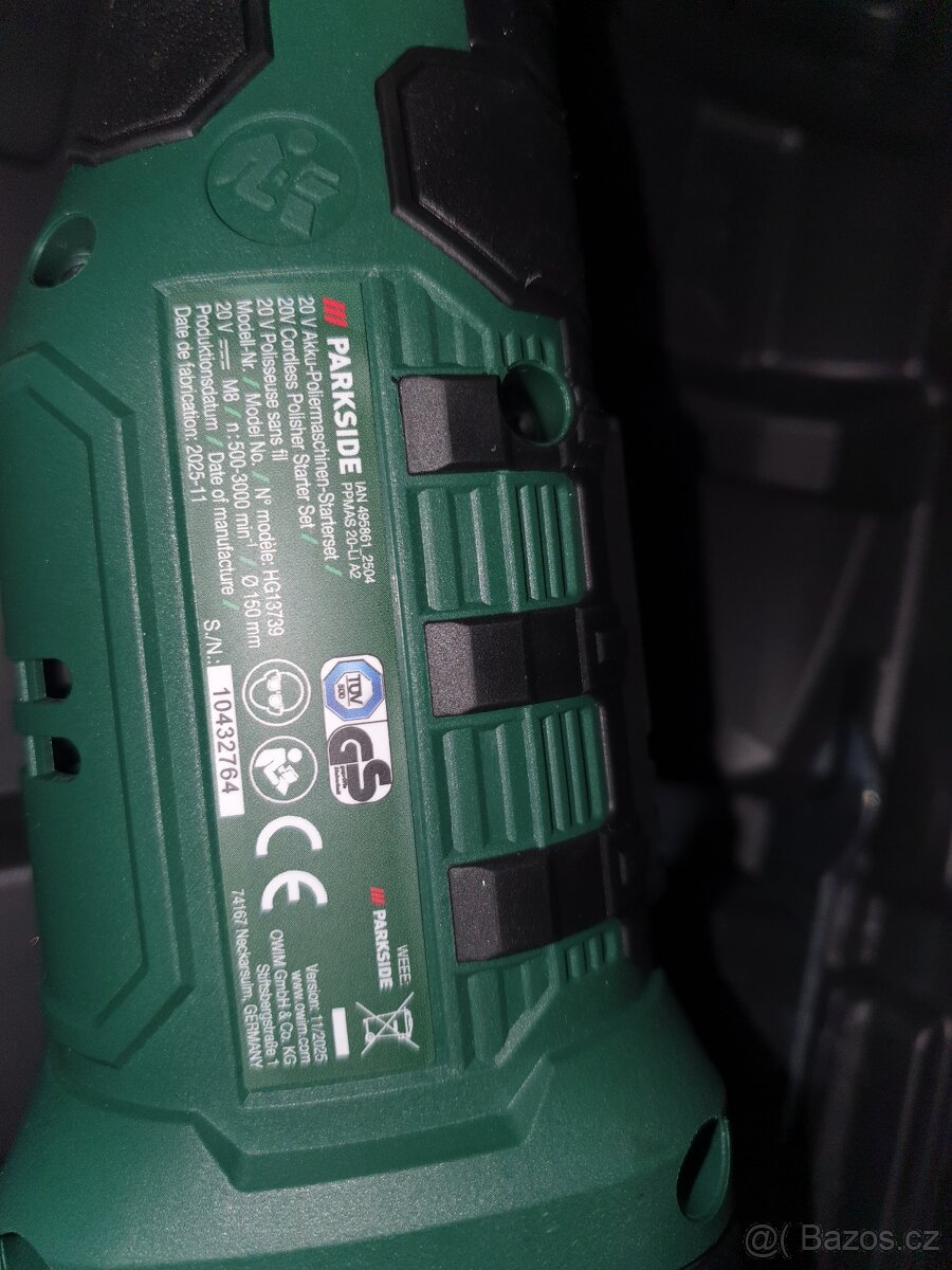 Aku orbitální leštička PPMA 20-Li C4 - 2