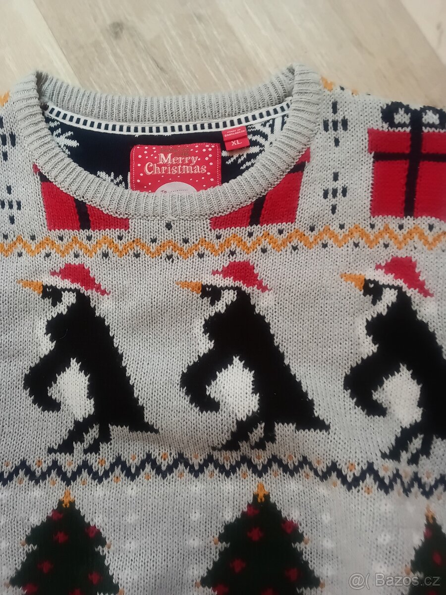 PĚKNÝ VÁNOČNÍ SVETR XL - 2