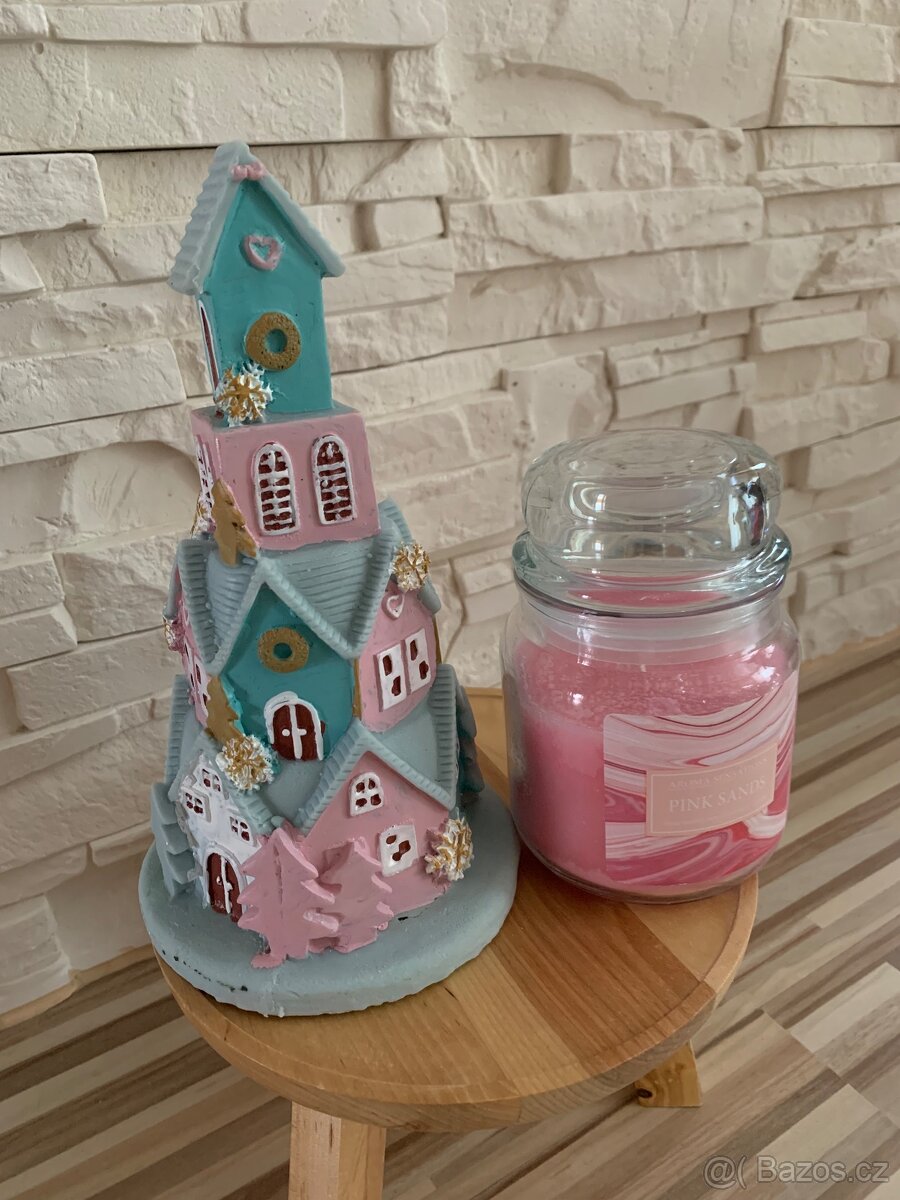 Vánoční dekorace. Set 2. Svíčka a dekorace - 2