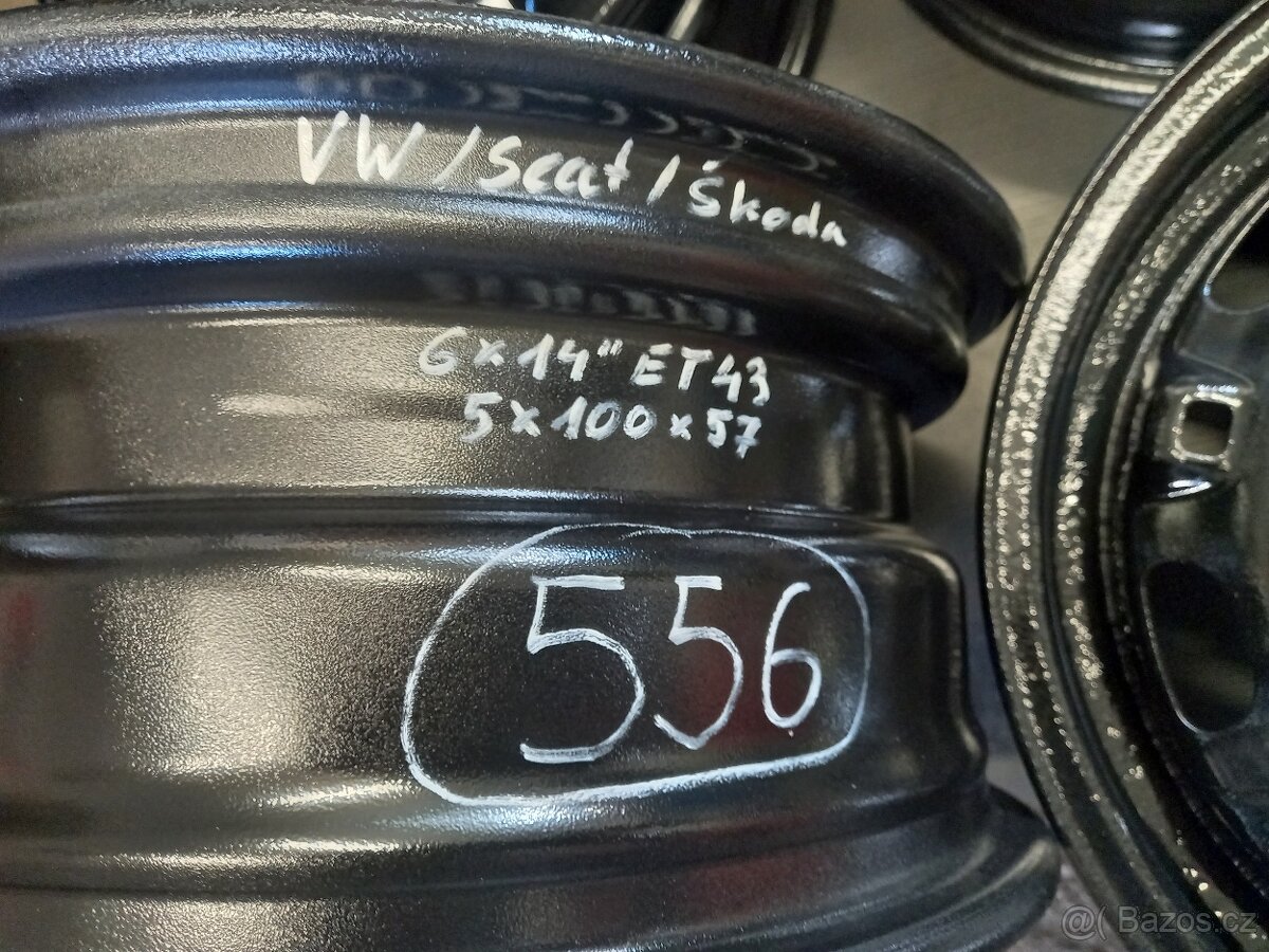 Ocelové disky Fabia / Polo / Ibiza 14" - 2