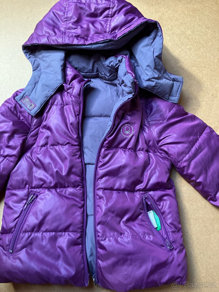 Dětská oboustranná bunda zn. United Colors of Benetton - 2