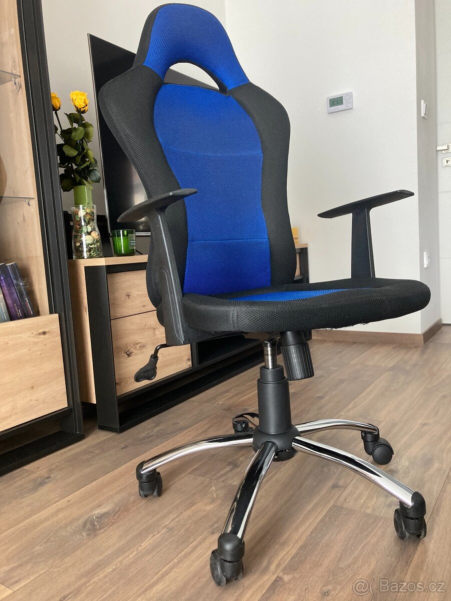 Kancelářské křeslo CESAR modré K80 - 2