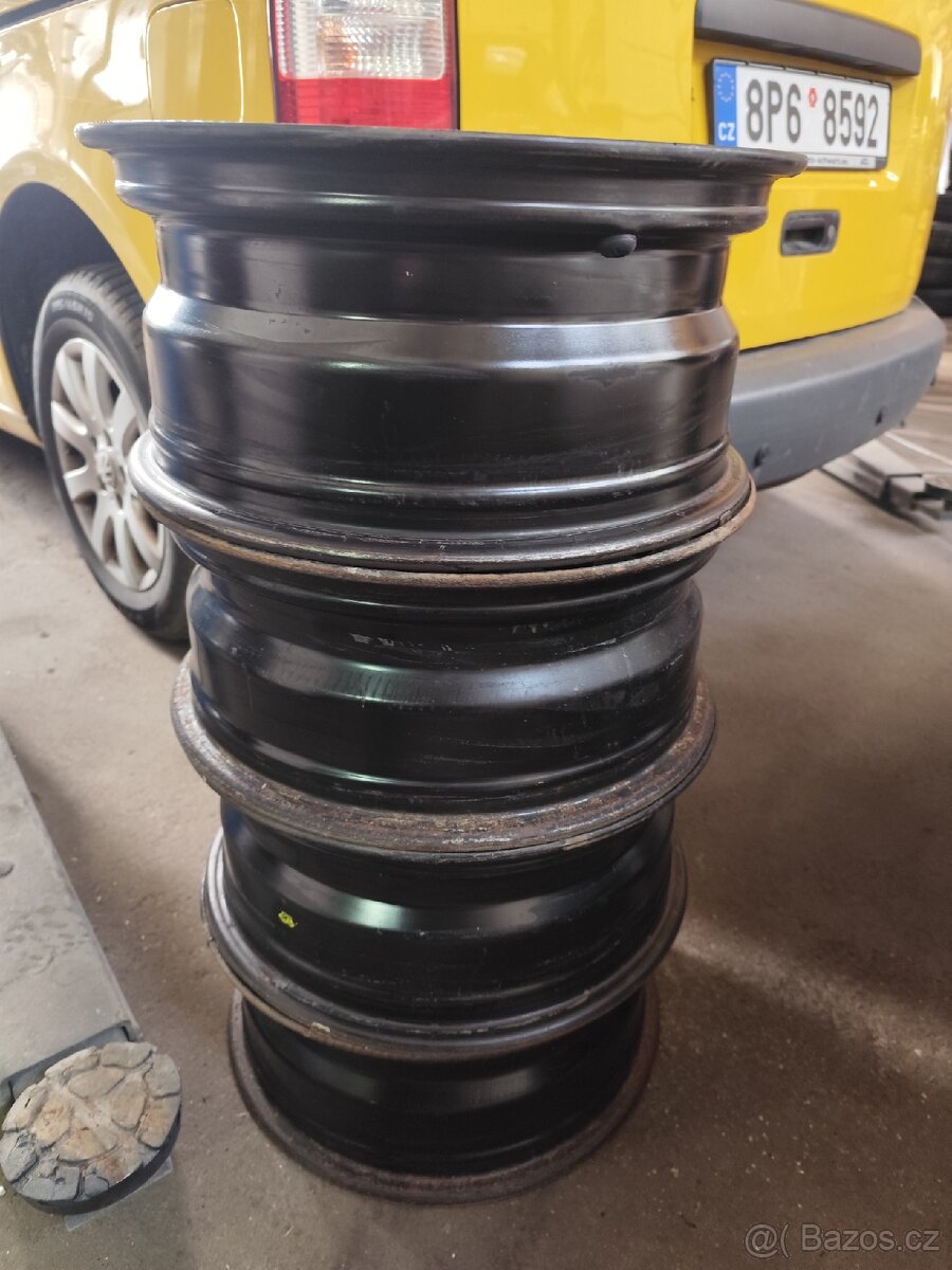 Plechové disky sada 4kusy 7j 16" - 2