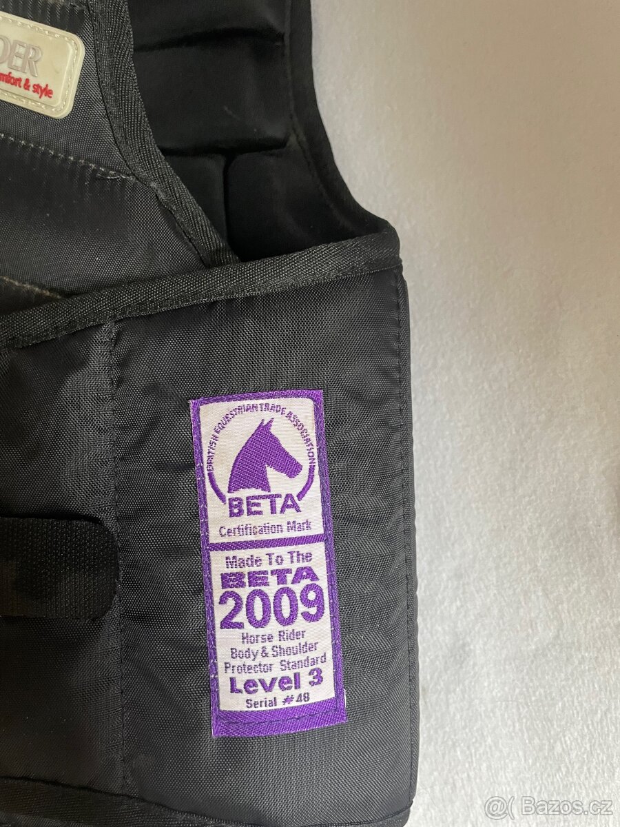 Bezpečnostní jezdecká vesta xs - 2
