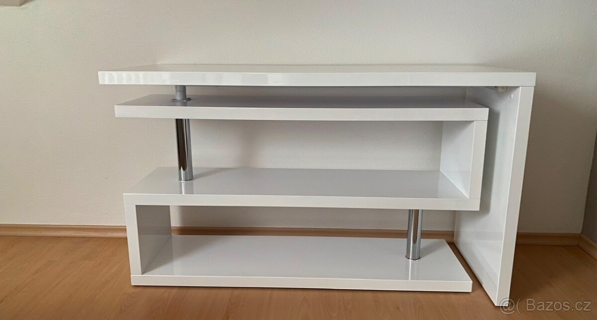 Skládací psací stůl s knihovnou - 2