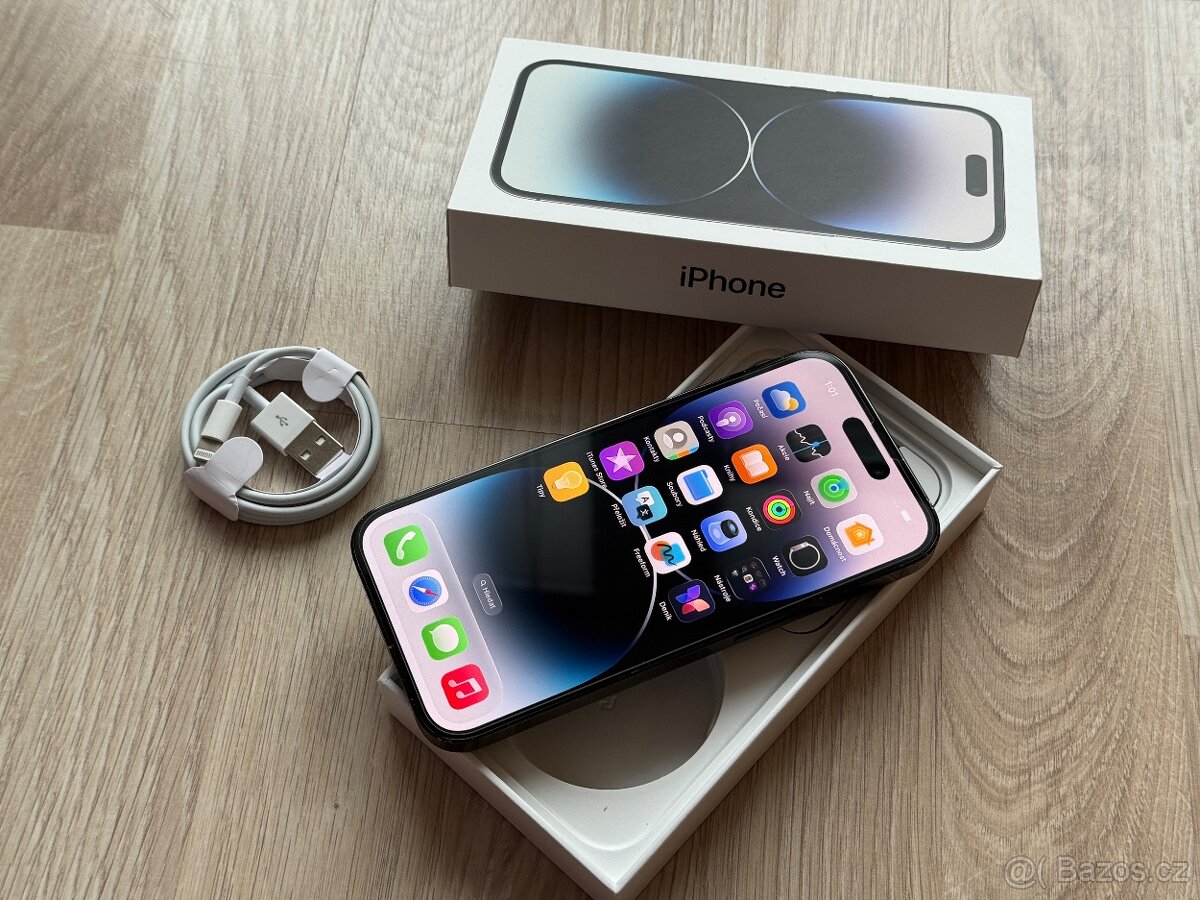 Apple iPhone 14 Pro 256Gb Space Black - 100% baterie, TOP - 2