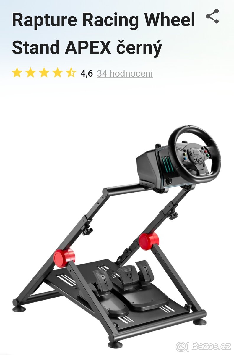 Volant s pedály na stojanu. Thrustmaster t300 RS GT edition - 2