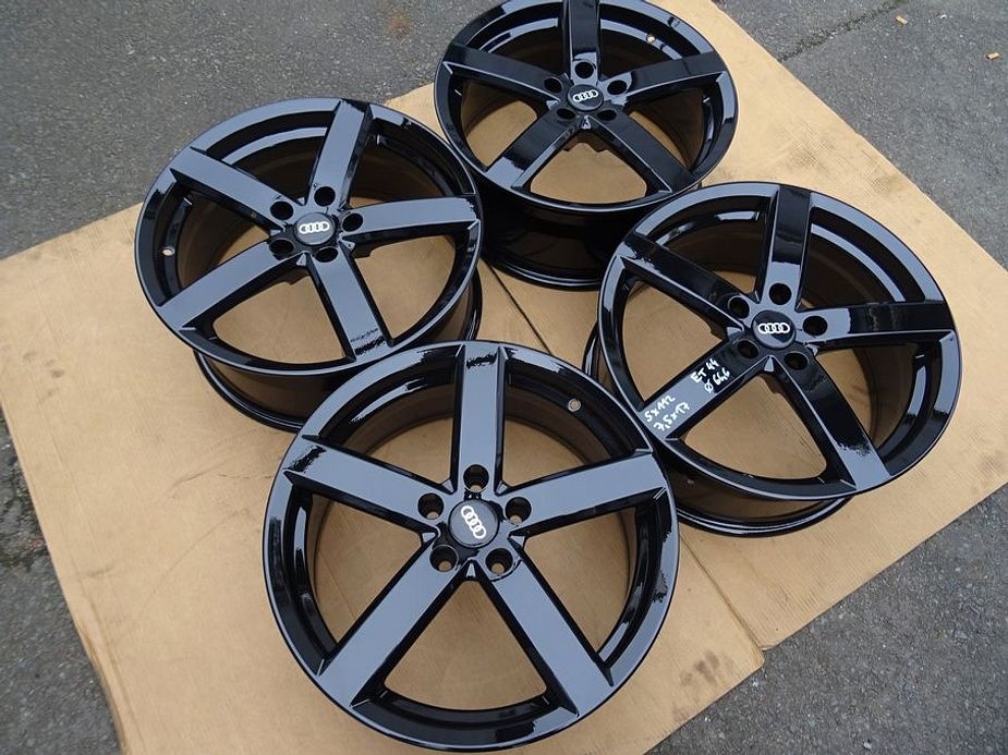 Alu disky černé na Audi, VW, 17", 5x108, ET 44, šíře 7,5J - 2