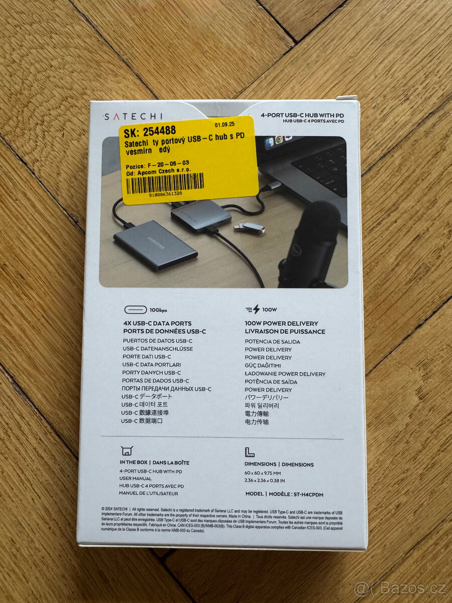 Nový Satechi 4-port USB-C Hub - 2