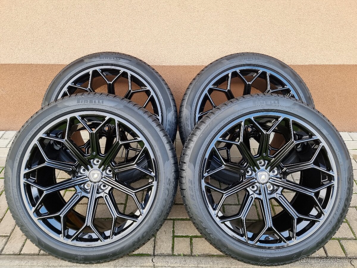 22″ 5×130 LAMBORGHINI URUS + PIRELLI zimné NEW - 2
