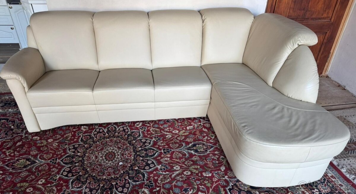 Kožená rohová sedačka, 5249 - 2