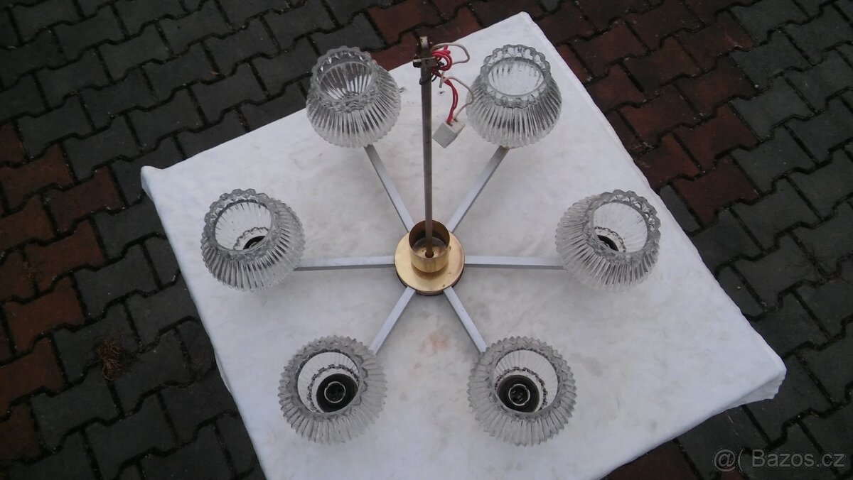 Šestiramenný lustr - 2