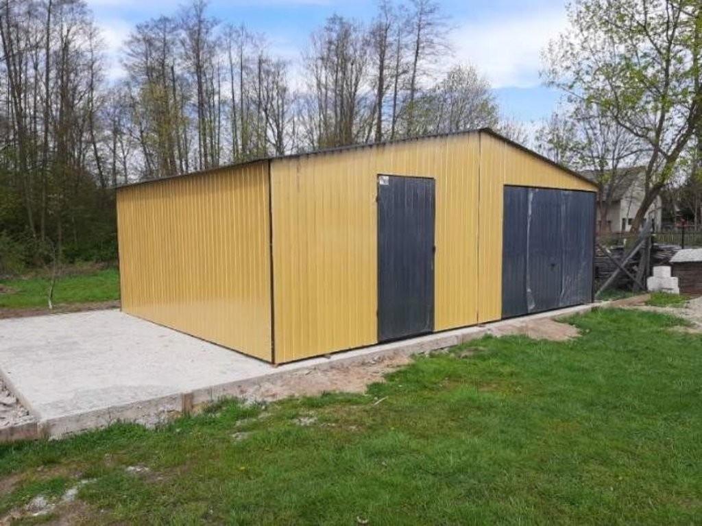 Plechová garáž 6x5 m - 2