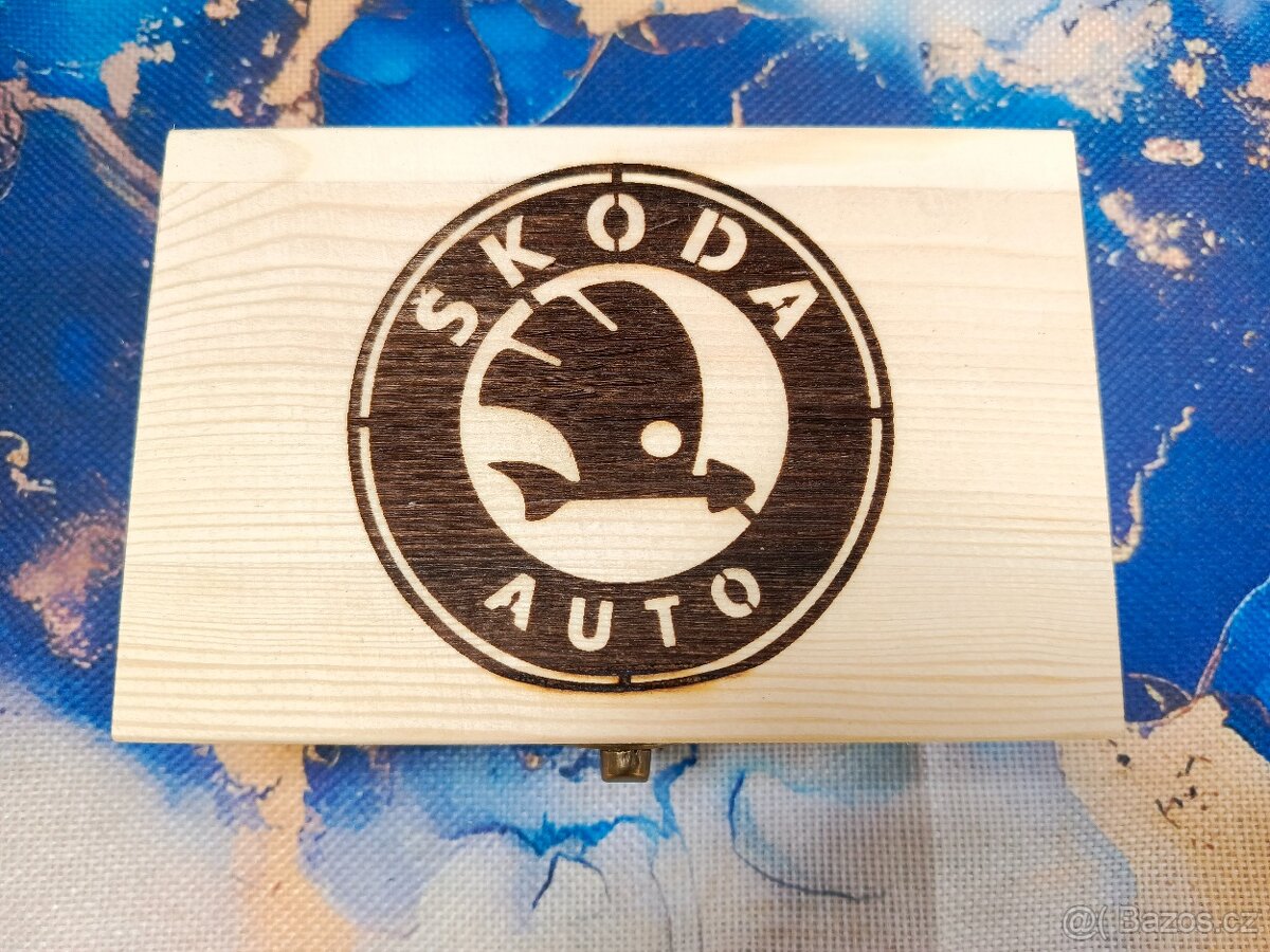Dřevěná krabička Škoda - 2