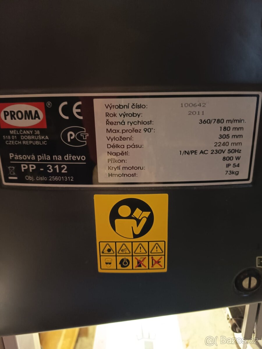 Pásová pila na dřevo - 2