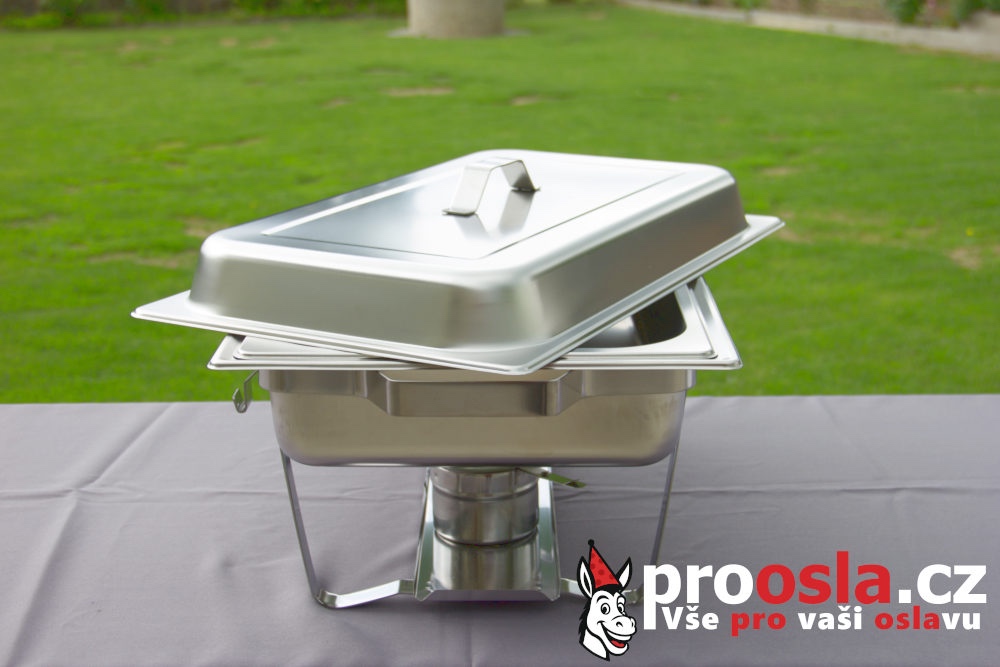 Pronájem chafingových nádob/ohřívačů - 2