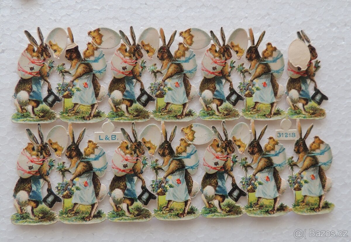 cukrařské retro nalepky - 2