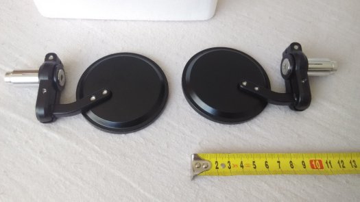 Zrcátka do řidítek černá - 2