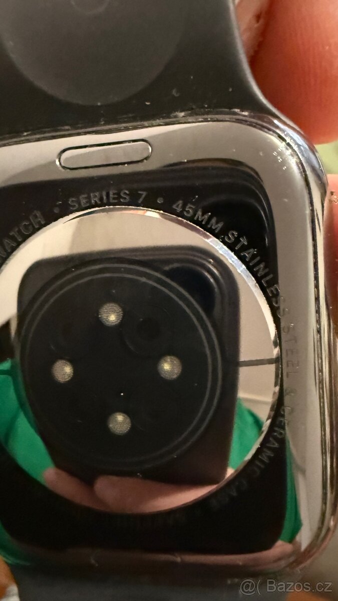 Apple Wach 7 cellular 45mm ocel, safír - 2