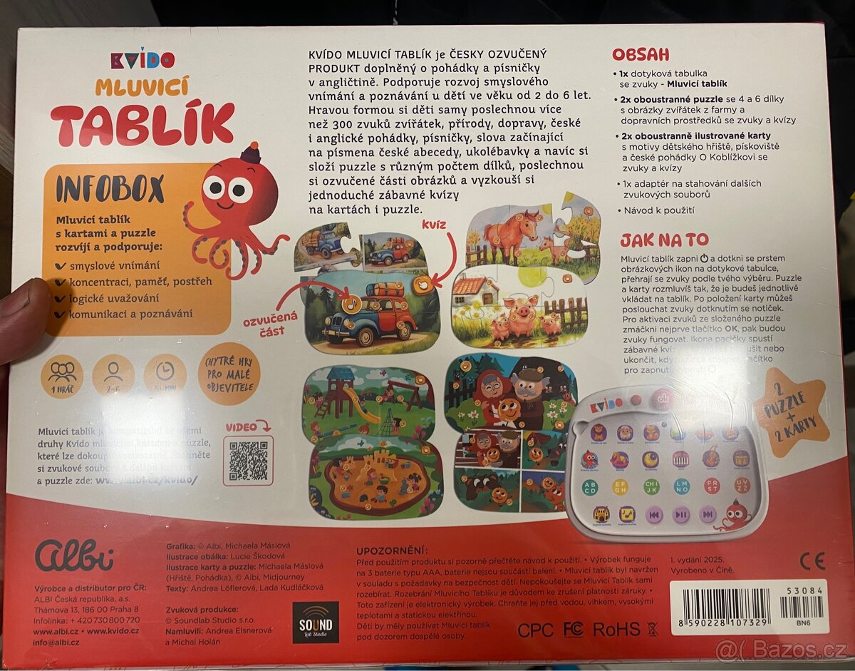 Albi Tablík Kvído nerozbalený - 2