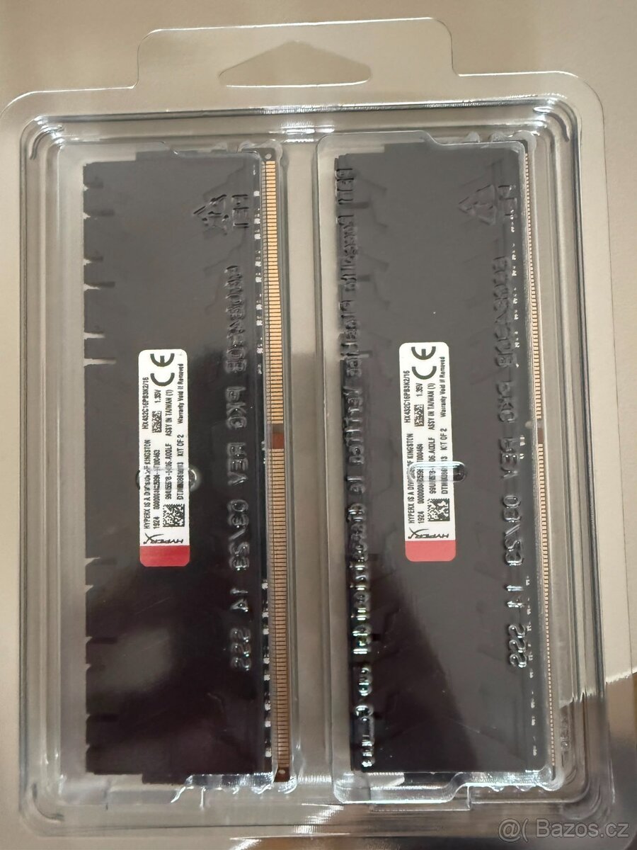RAM HyperX 16GB KIT DDR4 3200MHz CL16 Predator Series - 2