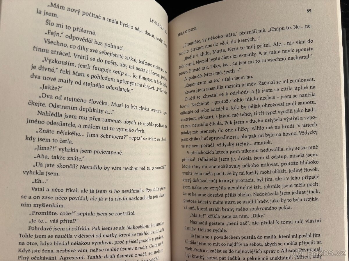 Kniha Hra o duši Javier Castillo - 2