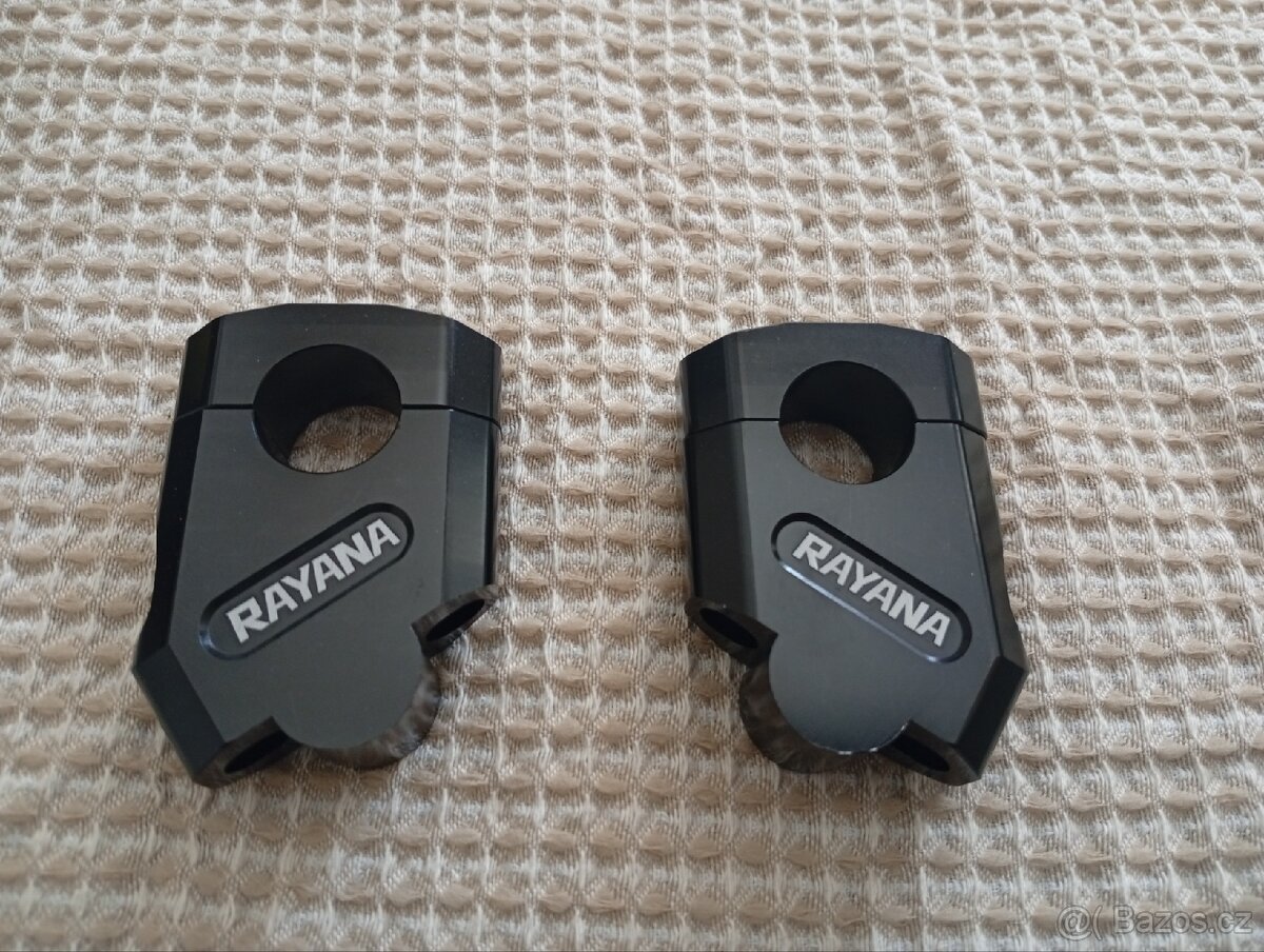 Zvýšení Řídítek pro motocykly, černá, průměr 22 mm (1 pár)
- 2