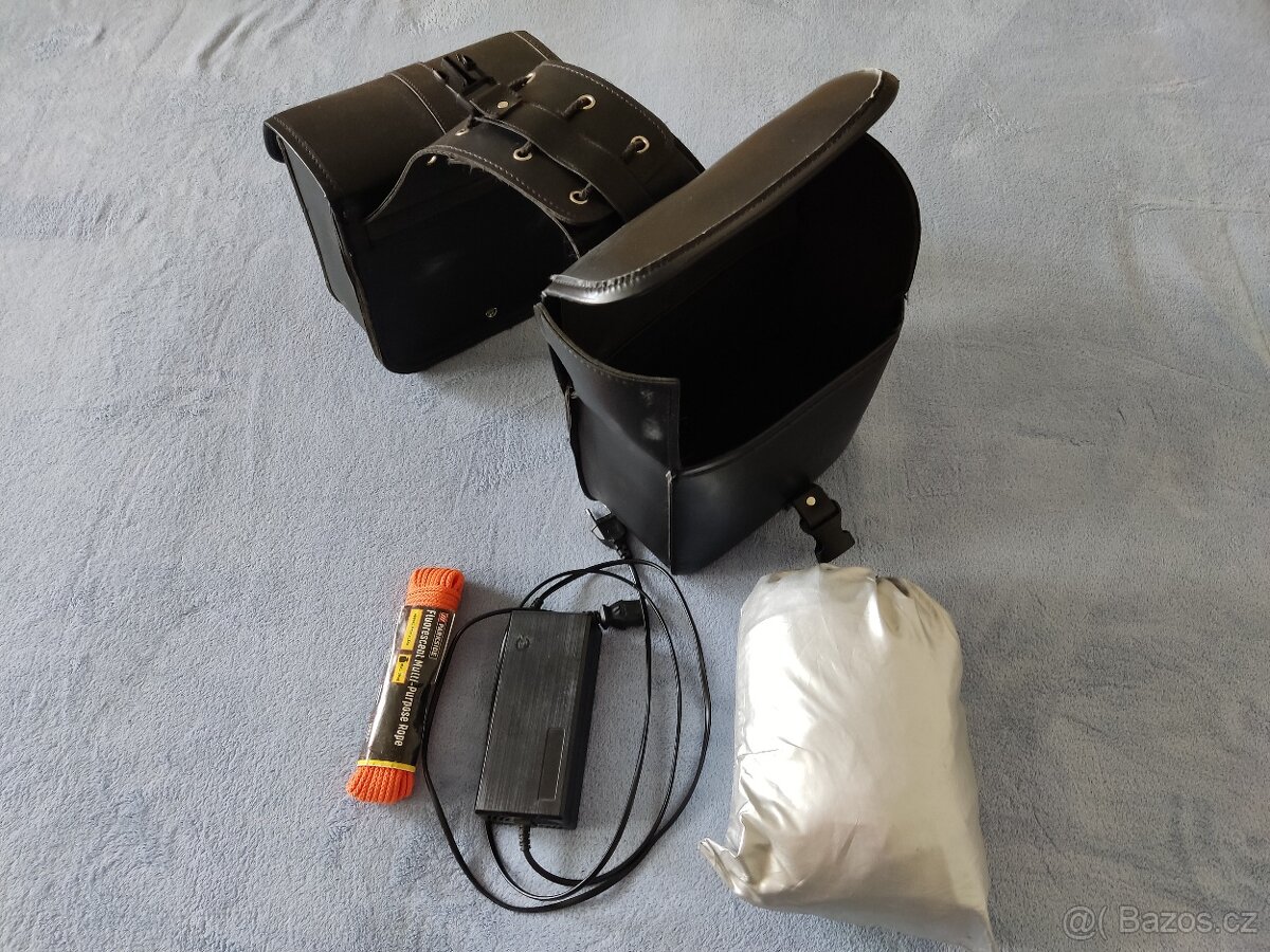 elektrický skútr/moped s bohatým příslušenství - 2