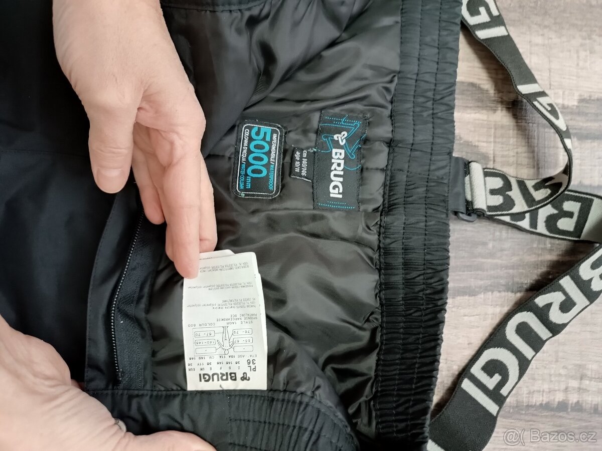 Zimní oteplováky Brugi černé vel. 152 – 158 - 2