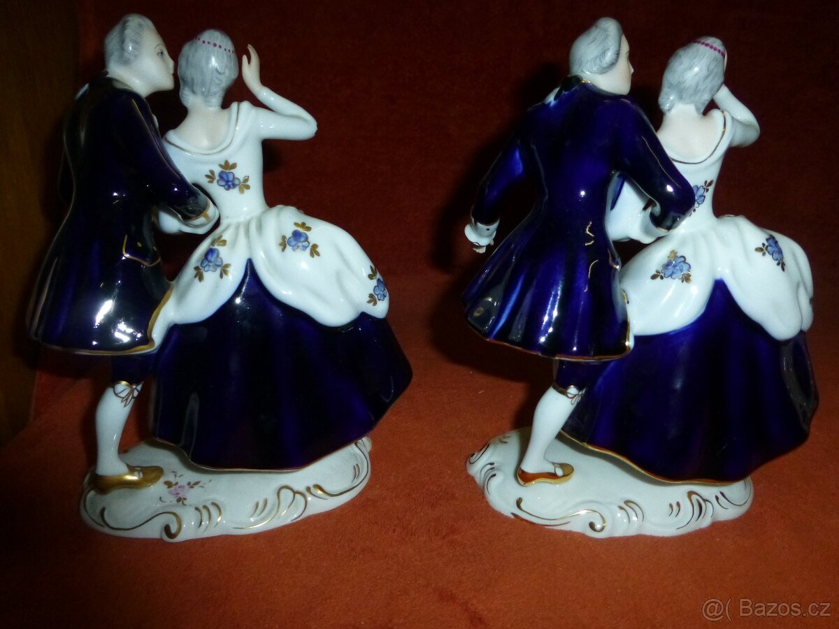 porcelán royal dux - pár SLEVA - 2