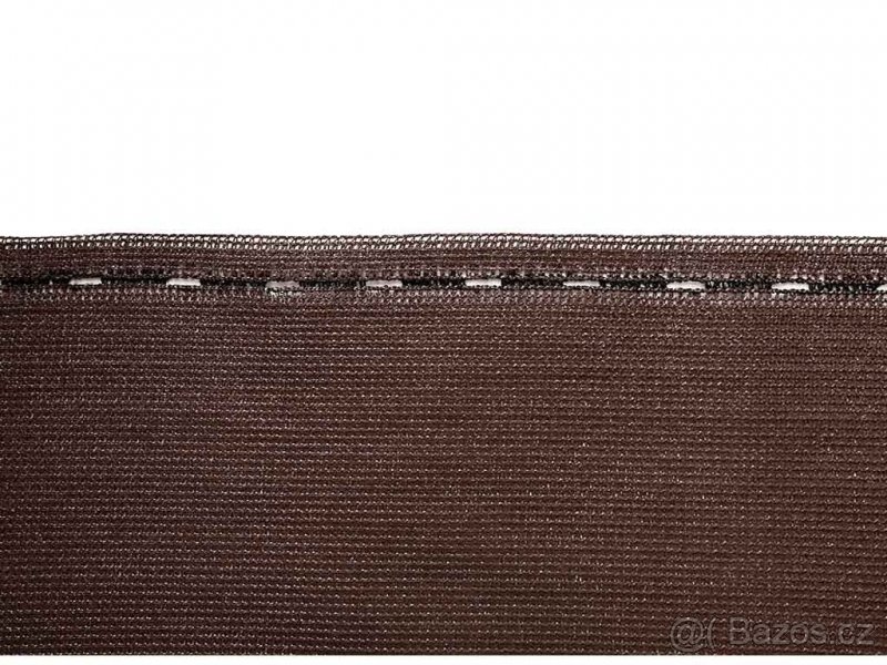 Stínící síť Kataro - tkanina na plot hnědá - 2