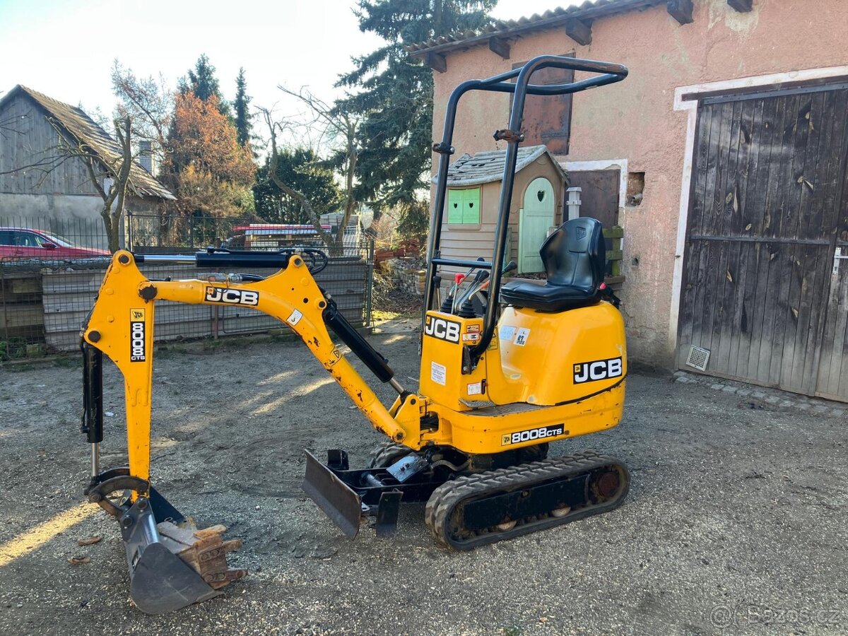 Prodám minibagr JCB 8008 CTS - 2