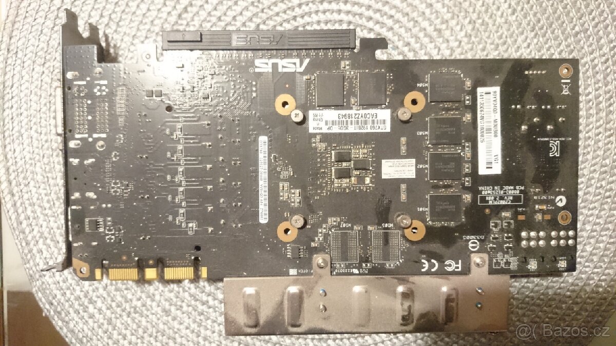 Grafická karta ASUS nvidia geForce GTX 760 192bit 3GB - 2