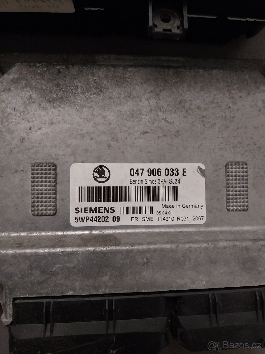 Set jednotka,budiky,klič fabia 1 - 2