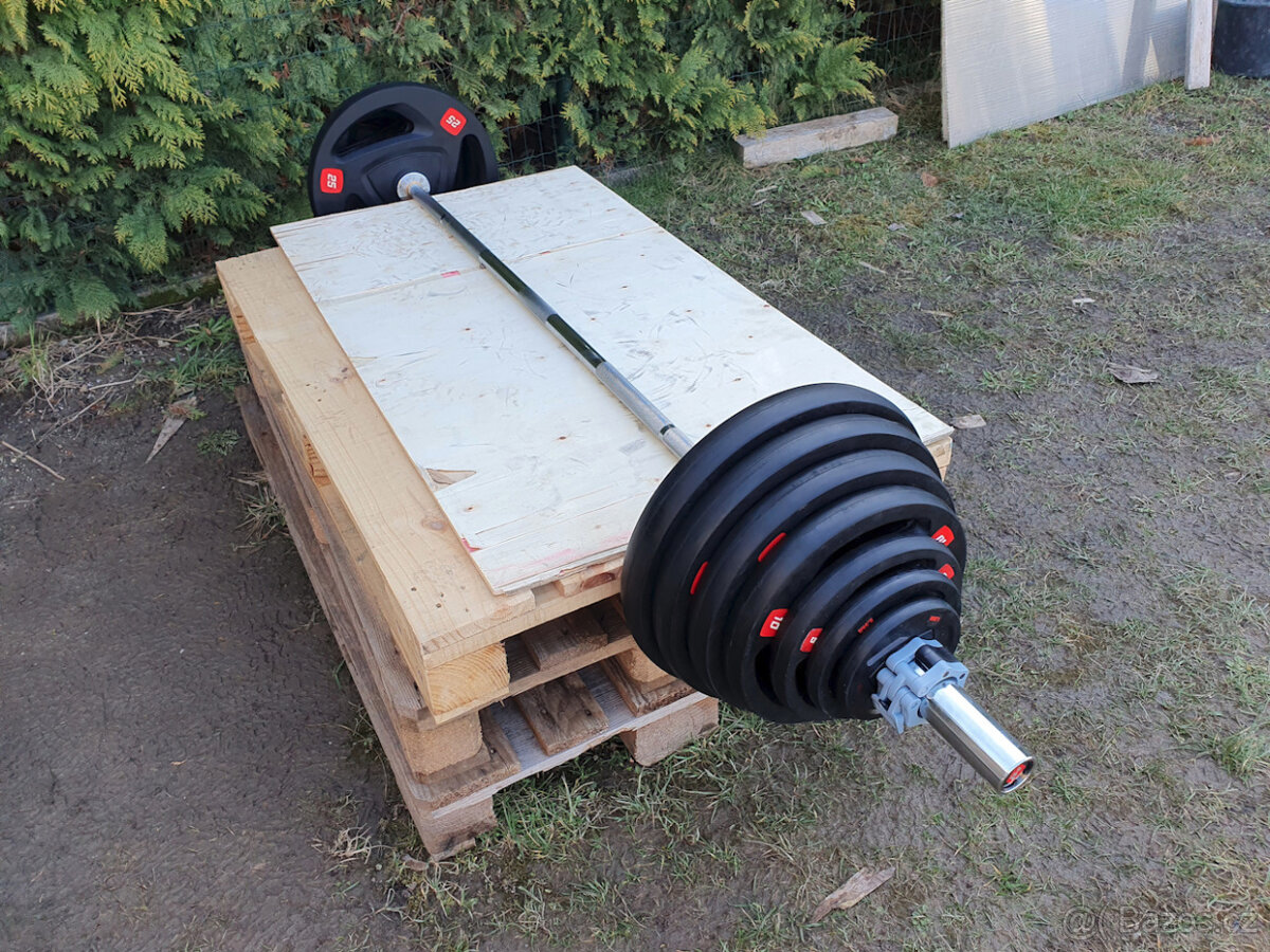 BENCH činka 178kg olympijská, nová - 2