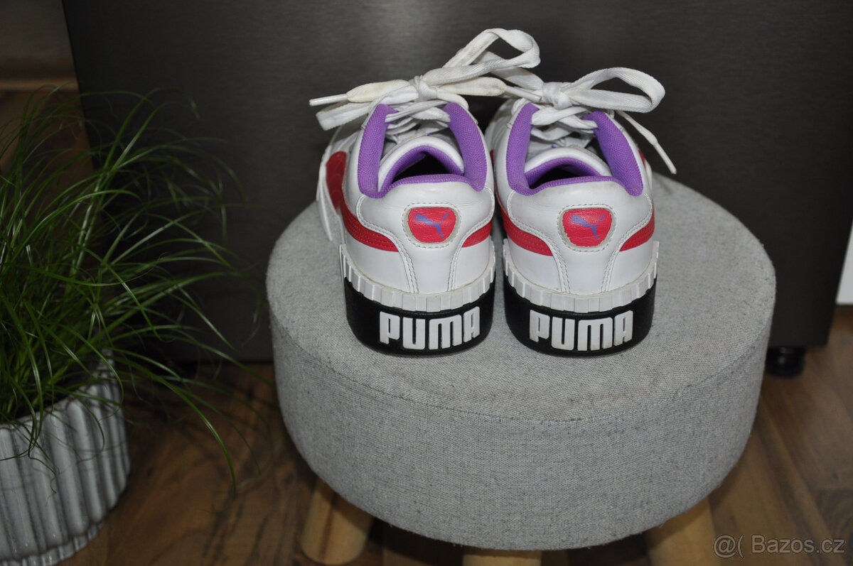 bílé kožené tenisky Puma vel. 38 - 2