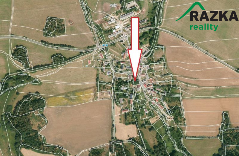 Prodej stavebního pozemku v obci Otín - 2