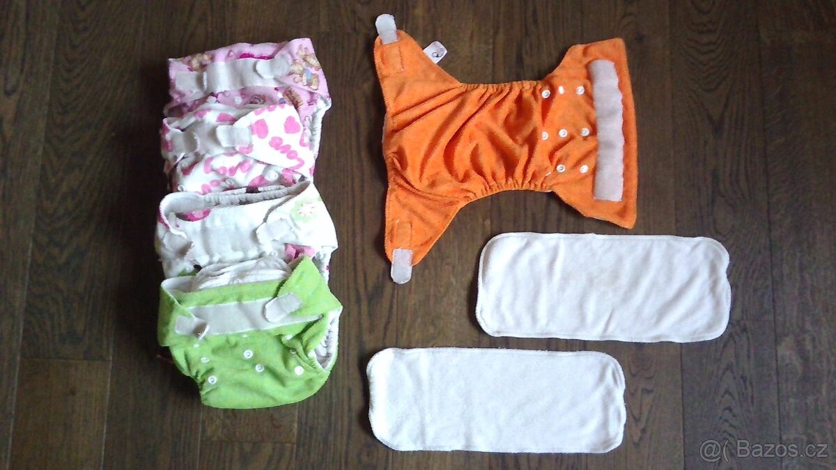 5x AIO látková plena Sweet monkey - 2