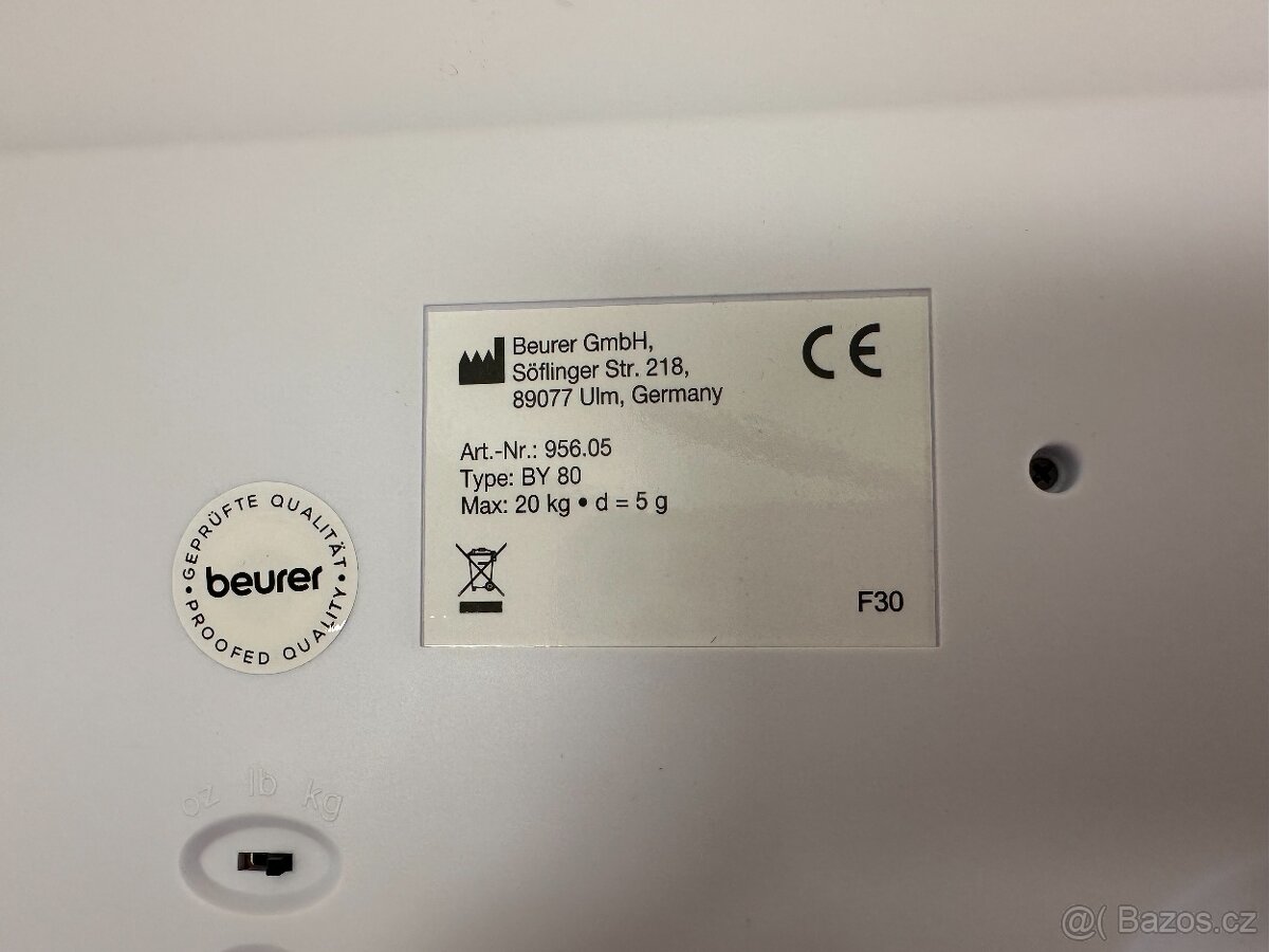 Kojenecká váha Beurer BY80 - 2