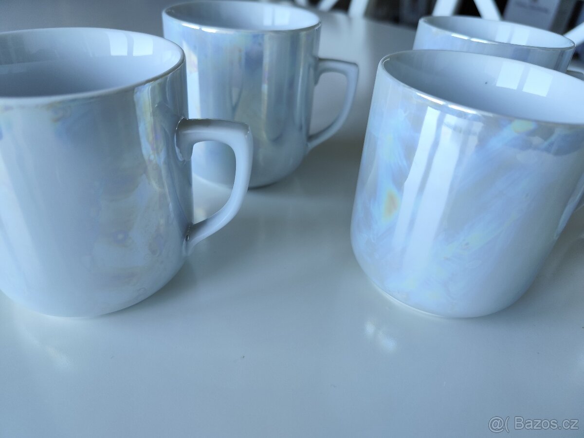 Predám sadu perleťových hrnčekov - 2