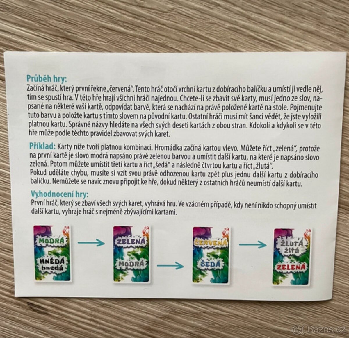 Karetní hra Color chaos - 2