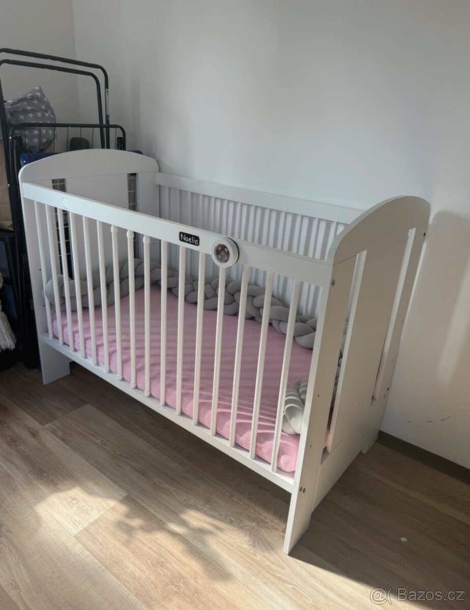 Dětská postýlka Klups Žirafa + nová matrace - 2