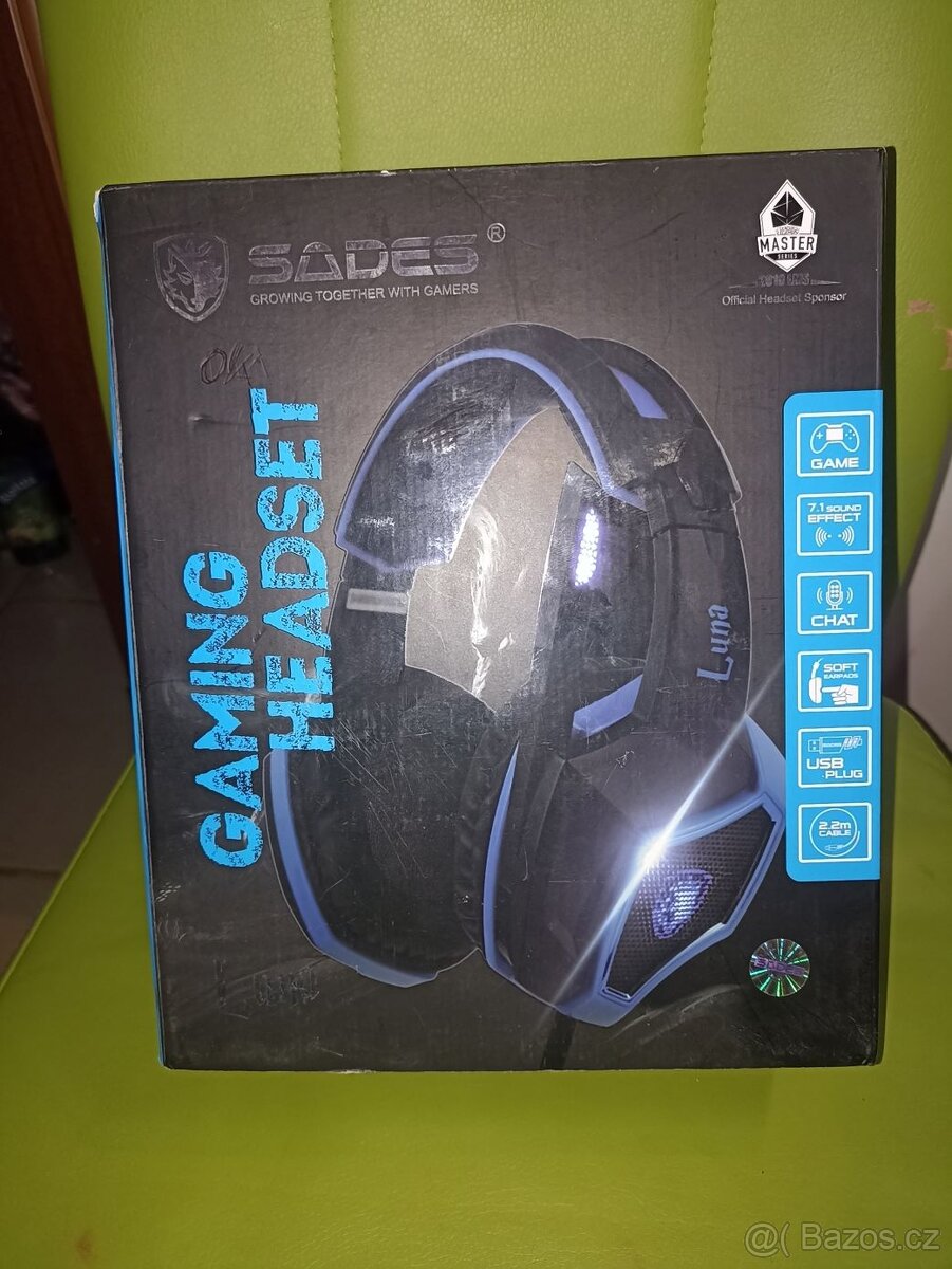 Sluchátka herní - headset - 2