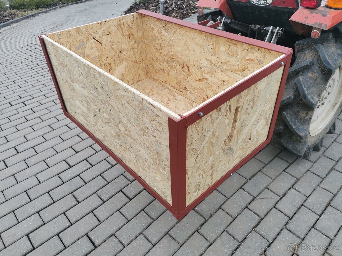 Přepravní box / nosič nářadí za malotraktor - 2