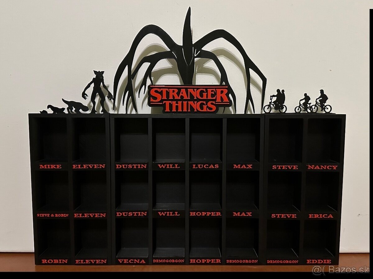 Kinder joy figurky Stranger Things polička - 2