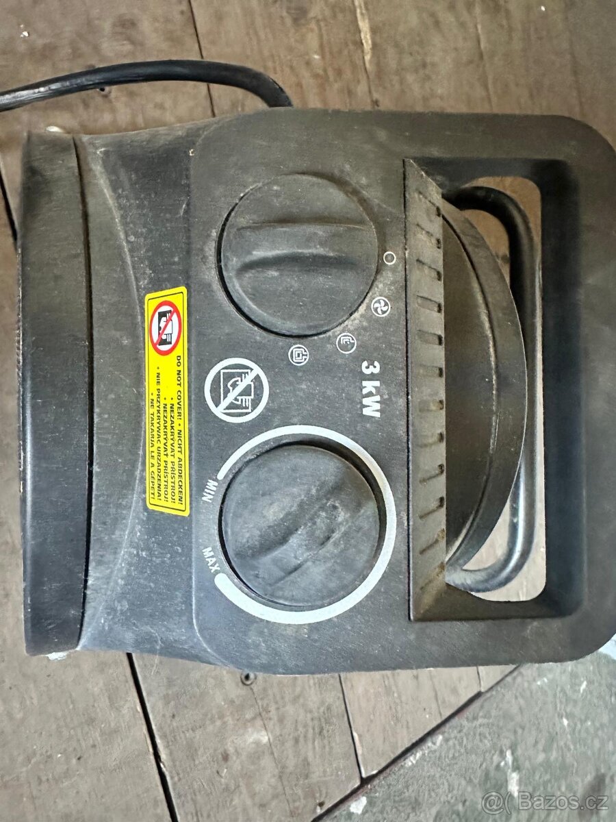 Elektrický přímotop s ventilátorem a regulací - 2