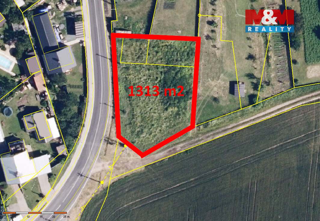 Prodej pozemku k bydlení, 1313 m², Dlouhá Loučka - 2