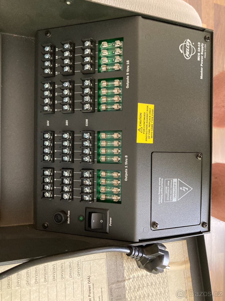 Skříň na kamerový systém PELCO,rozměry 39x27x10 cm - 2