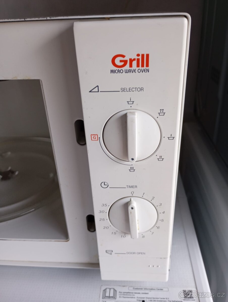 Mikrovlnná trouba GIGA s grilem — plně funkční - 2